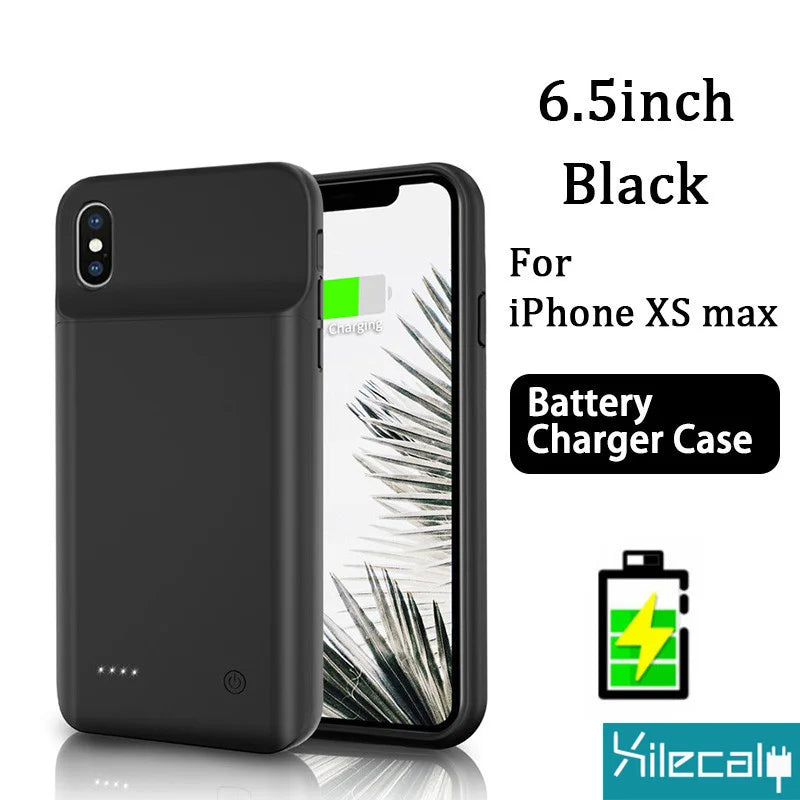 Xilecaly Battery Case For iPhone 15 Pro Max 13 14 Pro 12 Mini Power Bank Charging Power Case For iPhone XS Max XR 7 8 Plus SE2 3