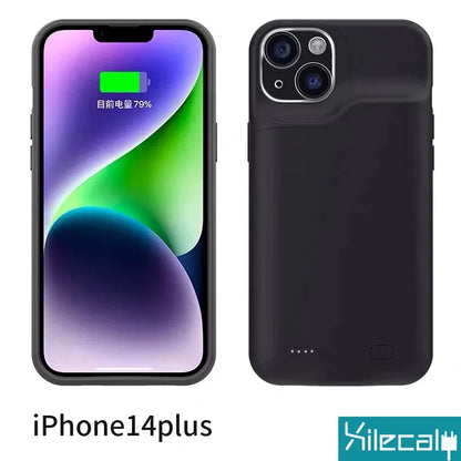 Чехол-аккумулятор Xilecaly для iPhone 15 Pro Max 13 14 Pro 12 Mini Power Bank, зарядный чехол для iPhone XS Max XR 7 8 Plus SE2 3