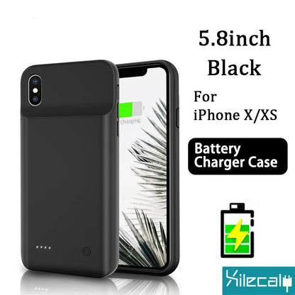 Xilecaly Battery Case For iPhone 15 Pro Max 13 14 Pro 12 Mini Power Bank Charging Power Case For iPhone XS Max XR 7 8 Plus SE2 3